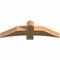 Ekena Millwork Bellingham Timber Gable Bracket, Western Red Cedar, 48"W x 14"H x 5 1/2"D x 5 1/2"F, 7/12 Pitch GBW048X14X0606BEL00SWR - alternate 2